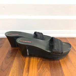 Authentic Prada Plateform Sandals
